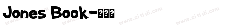 Jones Book字体转换